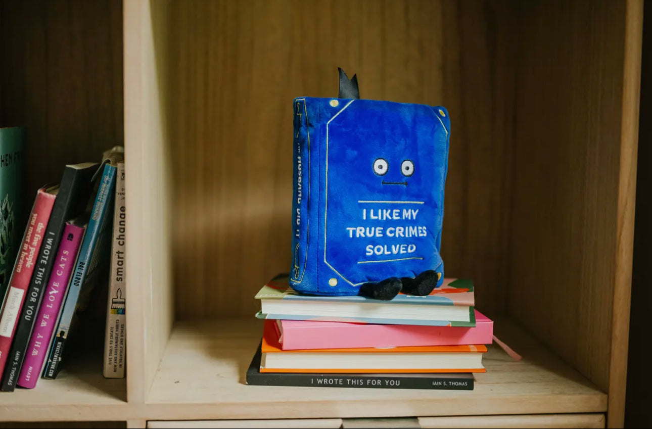 I Like True Crimes Solved Plush Book Punchkin