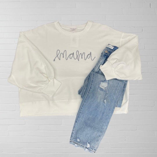 MAMA Tinsel Sweater