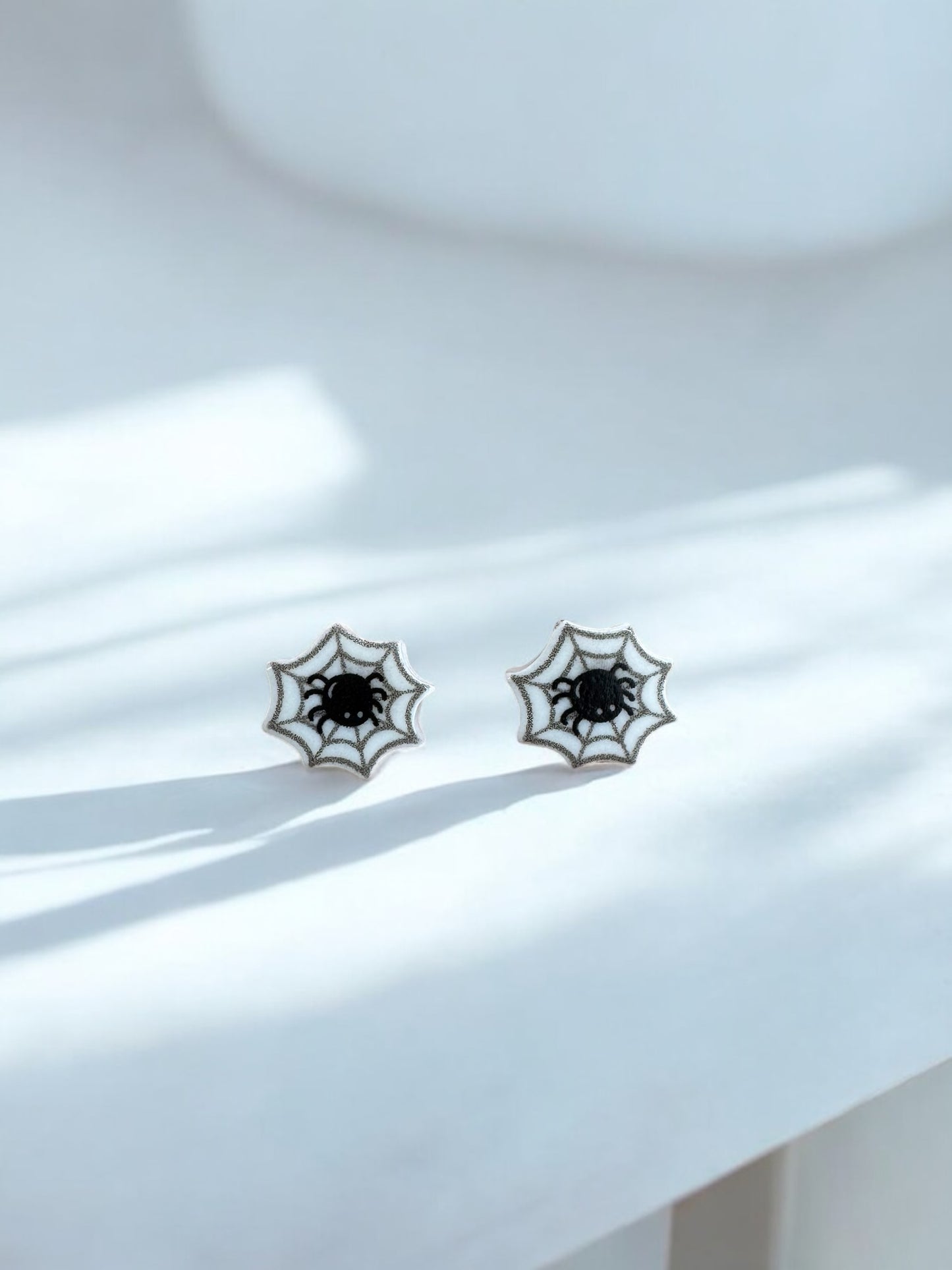 Spooky Spider Web Earrings