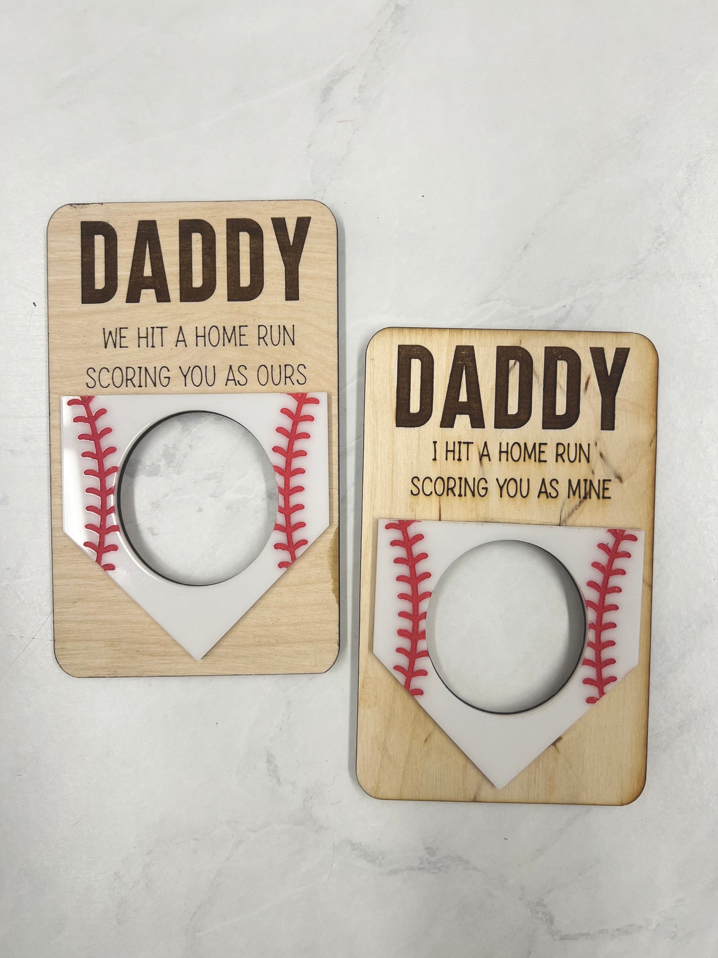 Home Run Fridge Magnet Frame