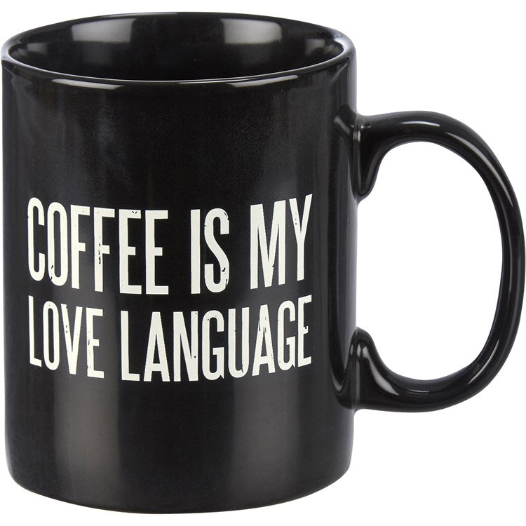 Coffee is My Love Language Stoneware Mug