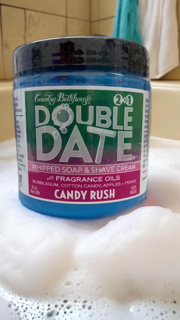 Double Date Whipped Soap & Shave Cream