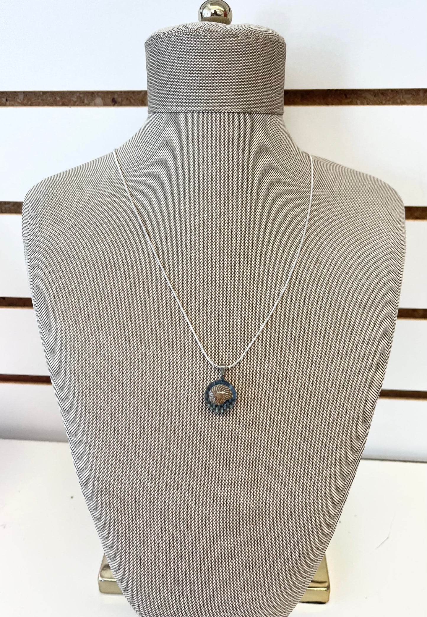 Snail Shell Pendant Necklace