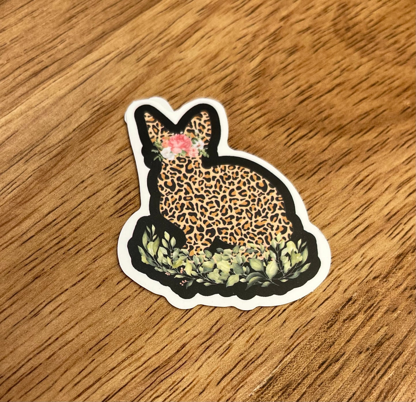Cheetah Bunny Sticker