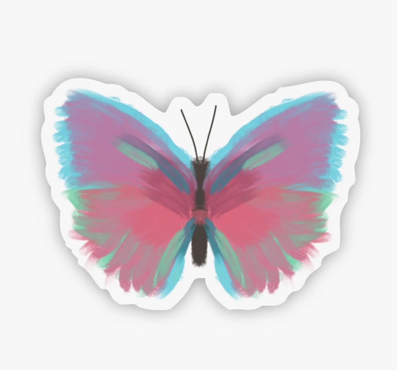 Pastel Butterfly Sticker