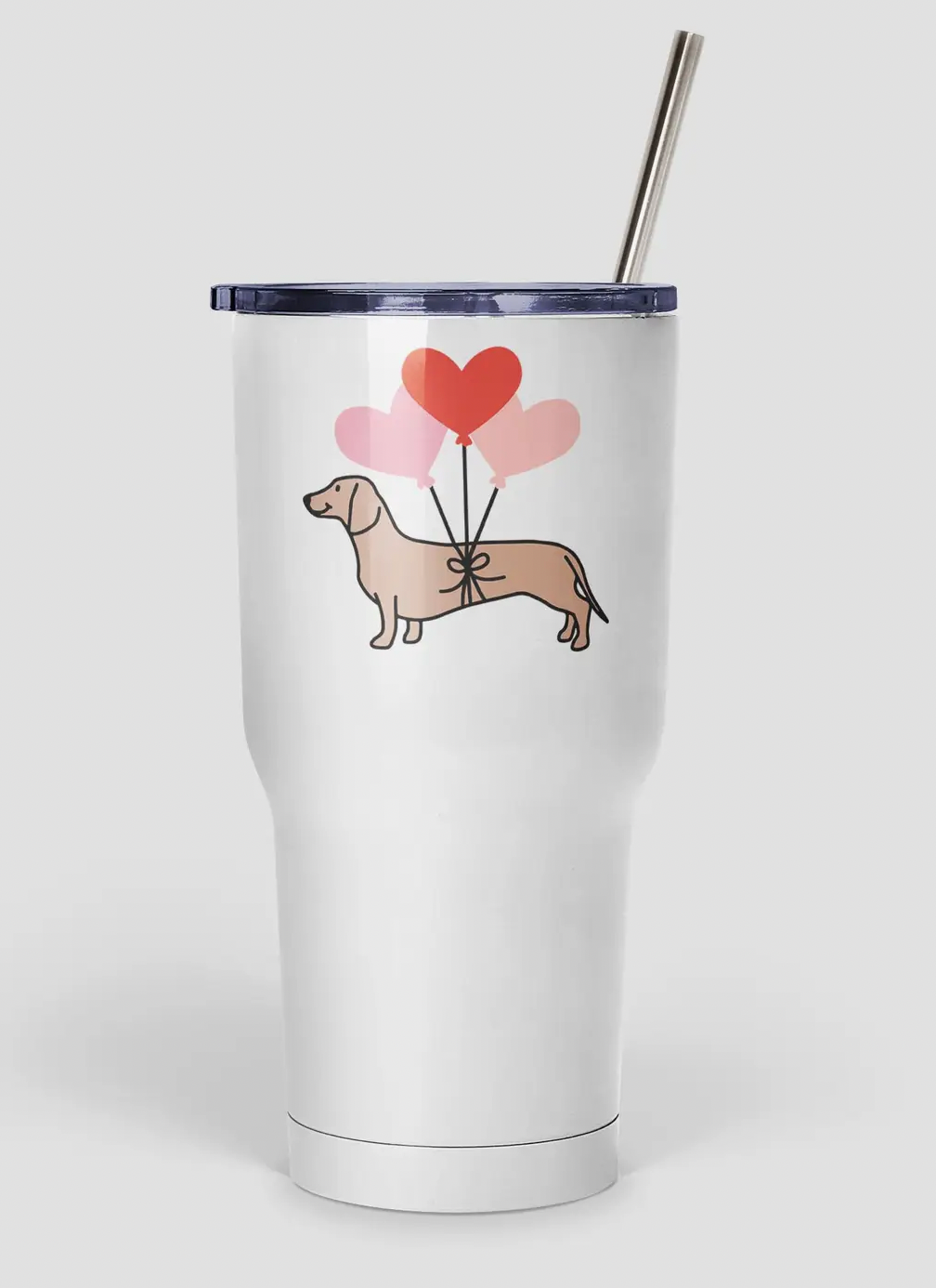 Dachshund Love Balloon Tumbler