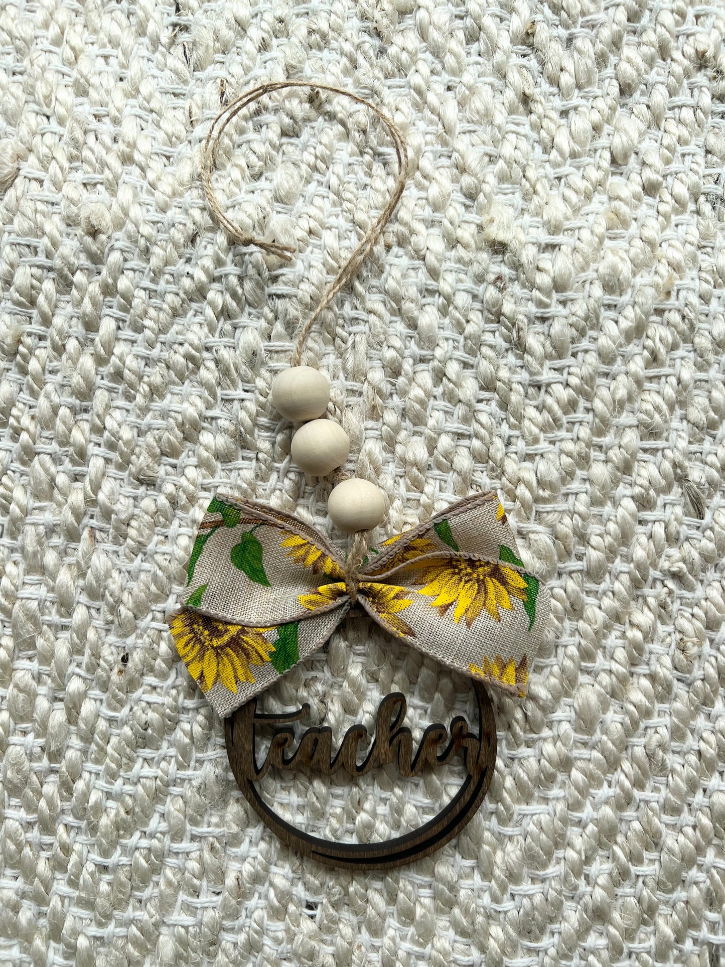 Teacher Car Charm