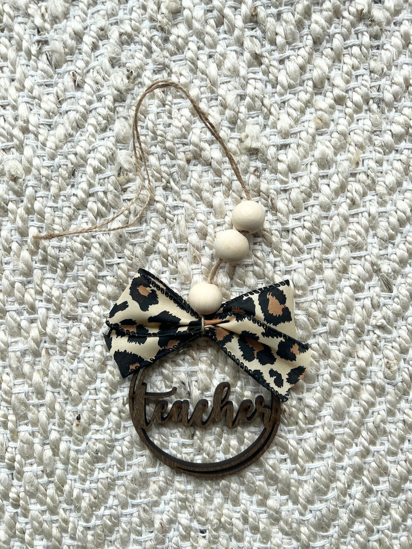 Teacher Car Charm