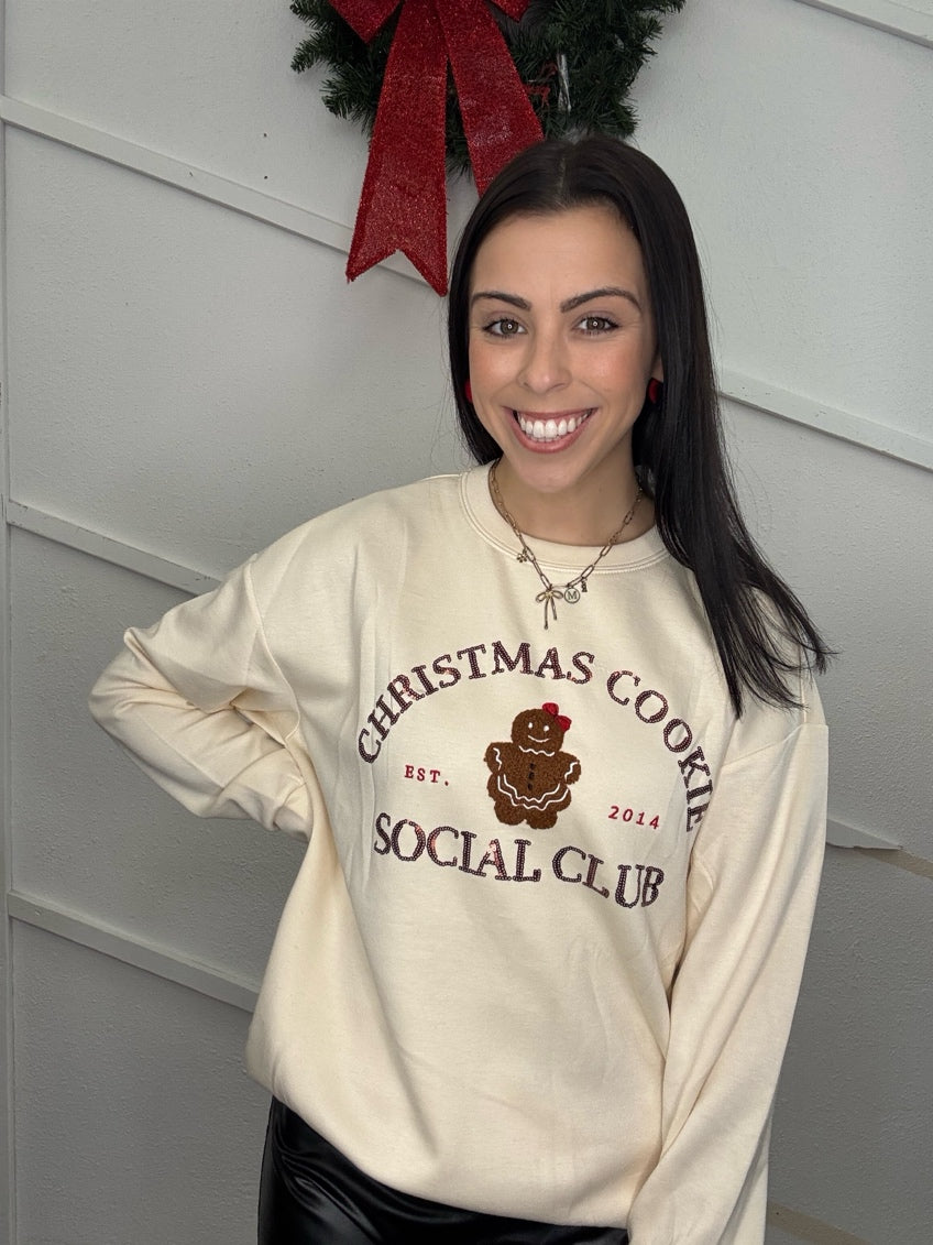 Christmas Cookie Club Luxe Pullover