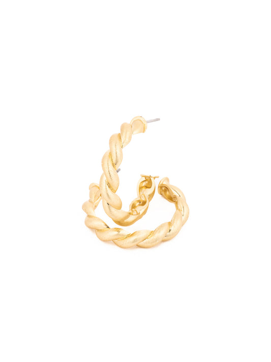 Everly Gold Hoop Earrings