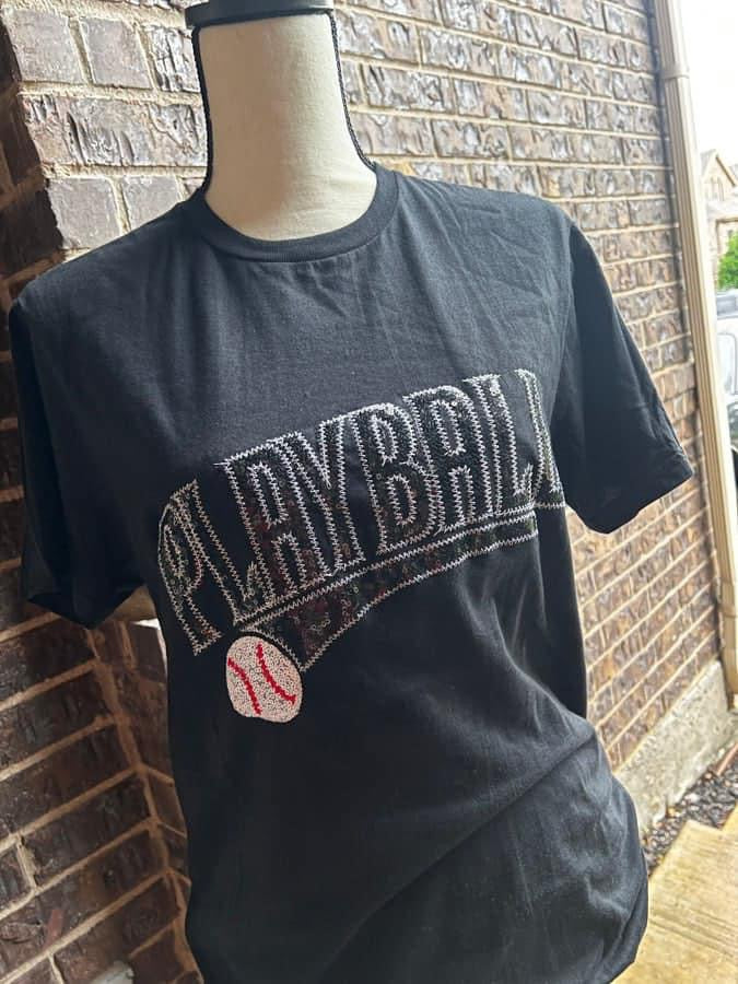 Play Ball Stitched Tee