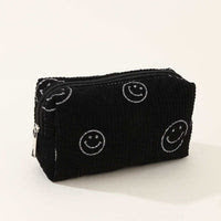 B&W Smiley Makeup Bag