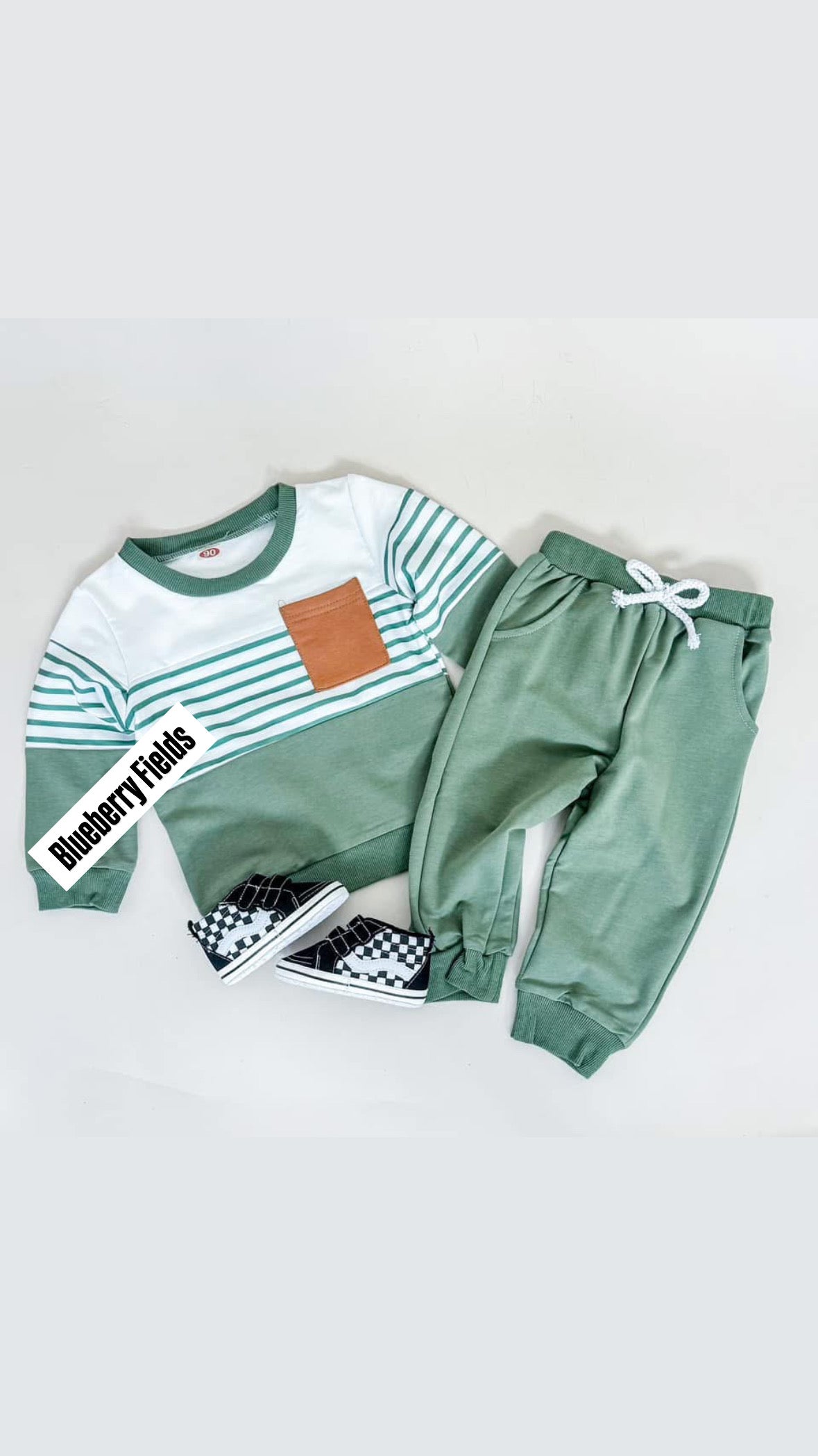 Perfect Pinstripes Jogger Set