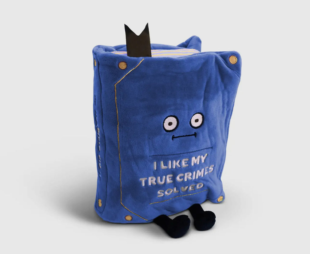 I Like True Crimes Solved Plush Book Punchkin
