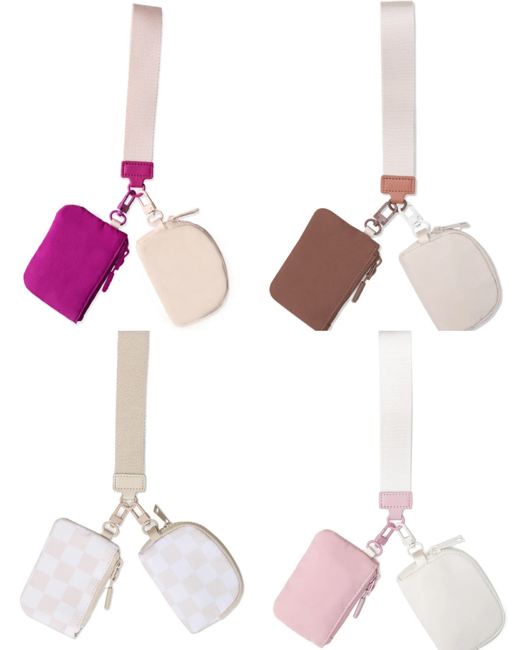 Double Pouch Wristlet