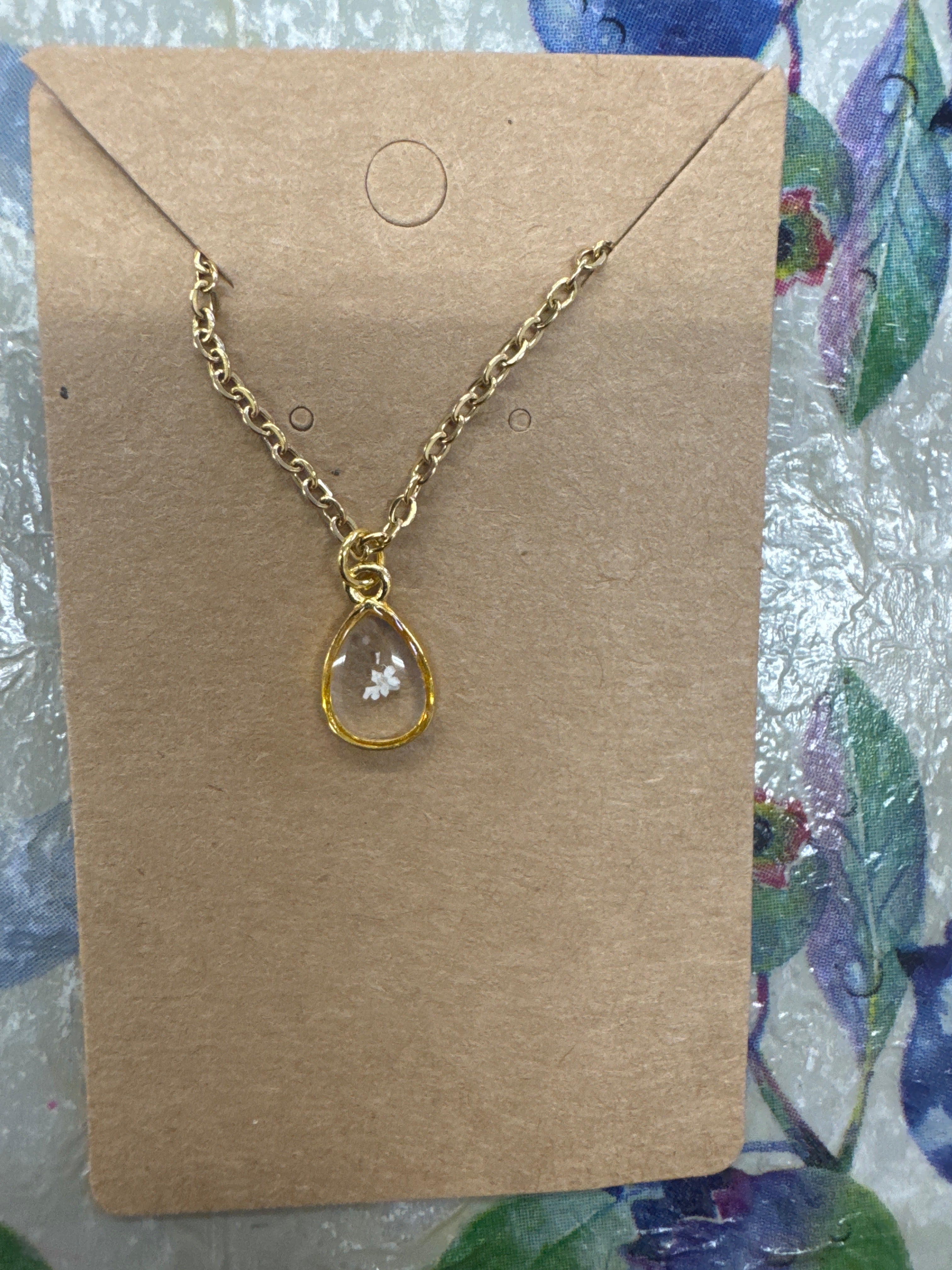 Birth Month Flower Necklace