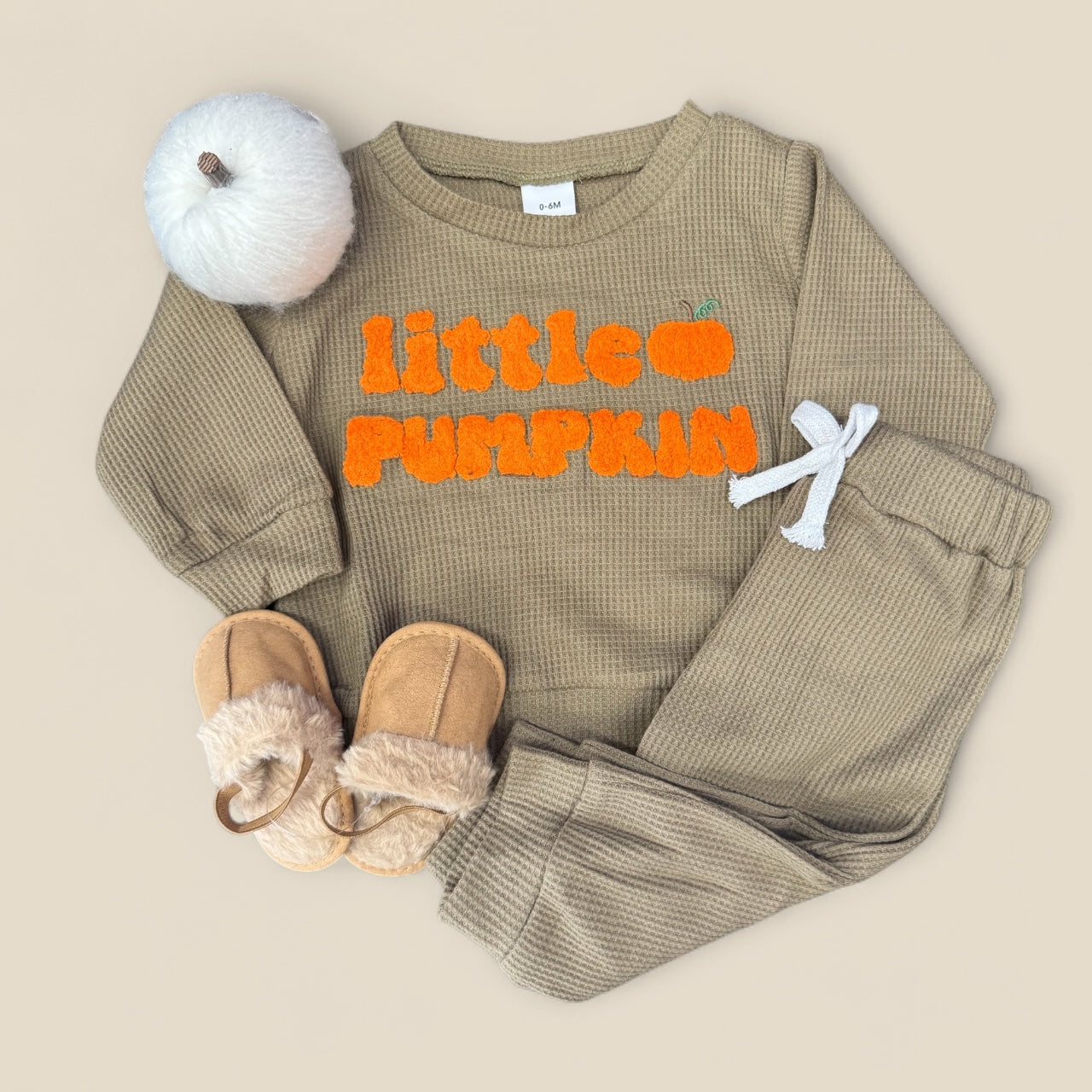 Little Pumpkin Two Piece Waffle Set