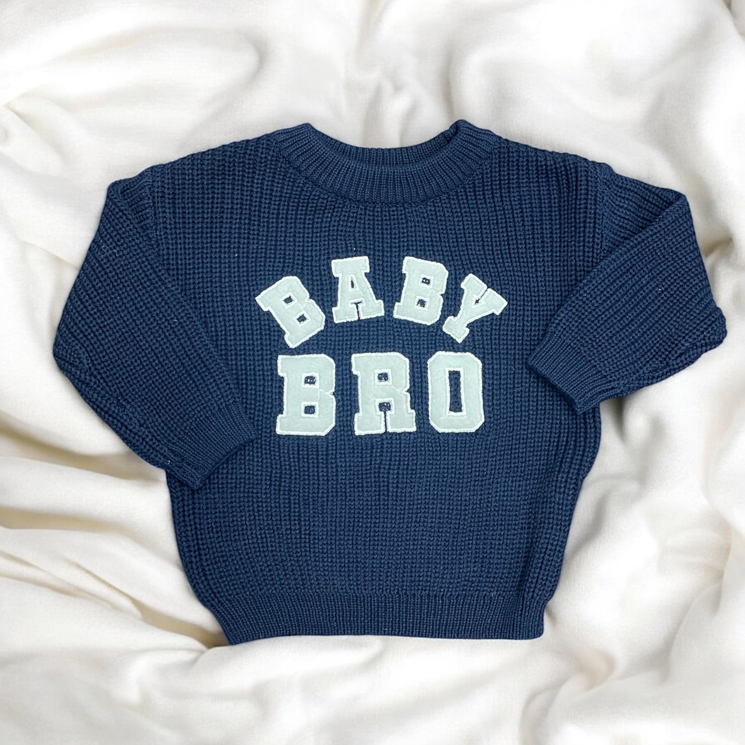 Baby Bro Crewneck ~ Navy