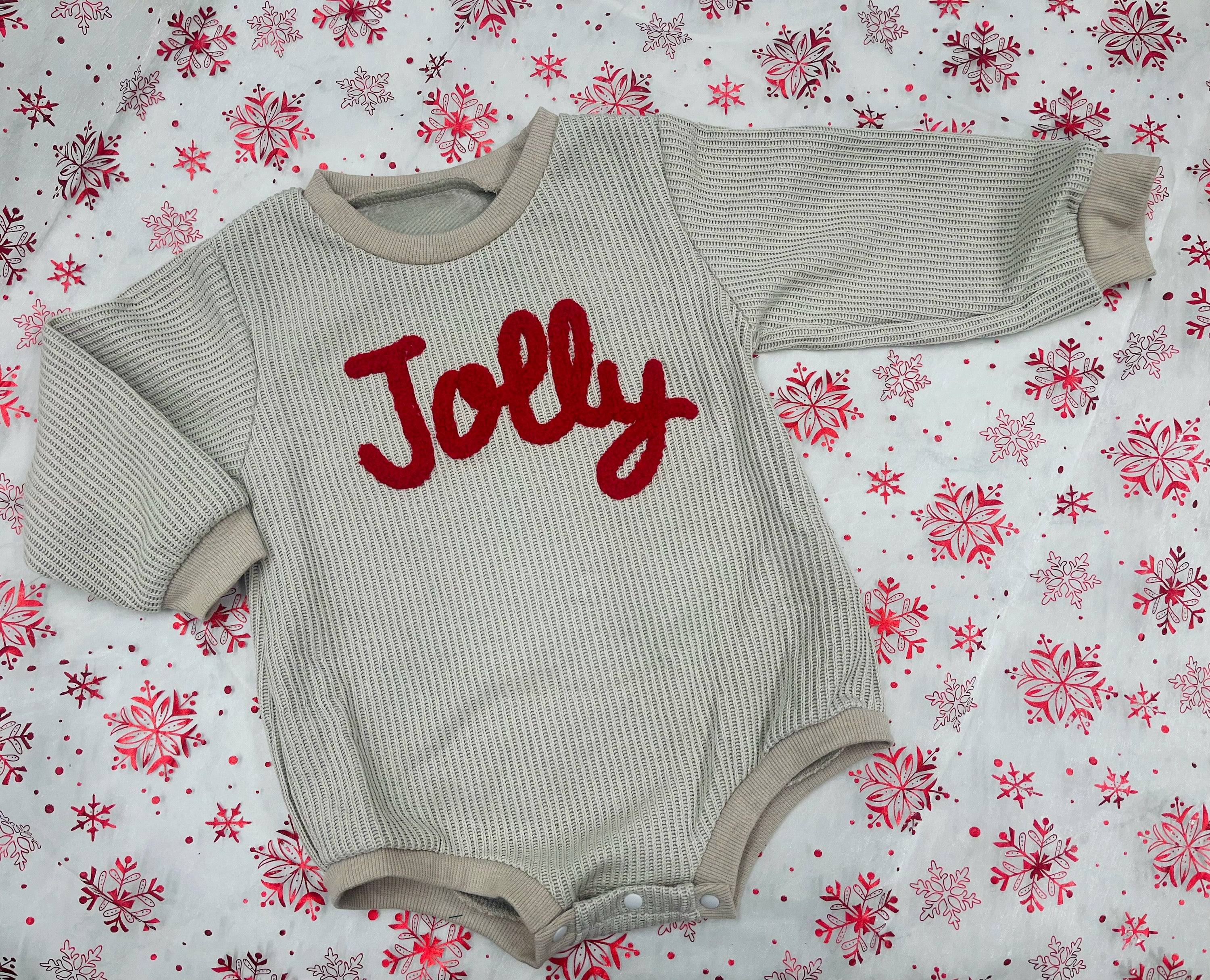 Jolly Knit Romper