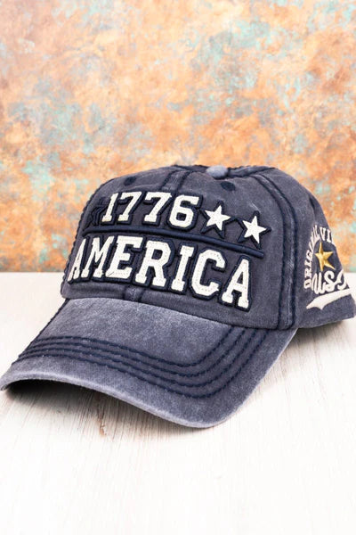 1776 America Baseball Hat