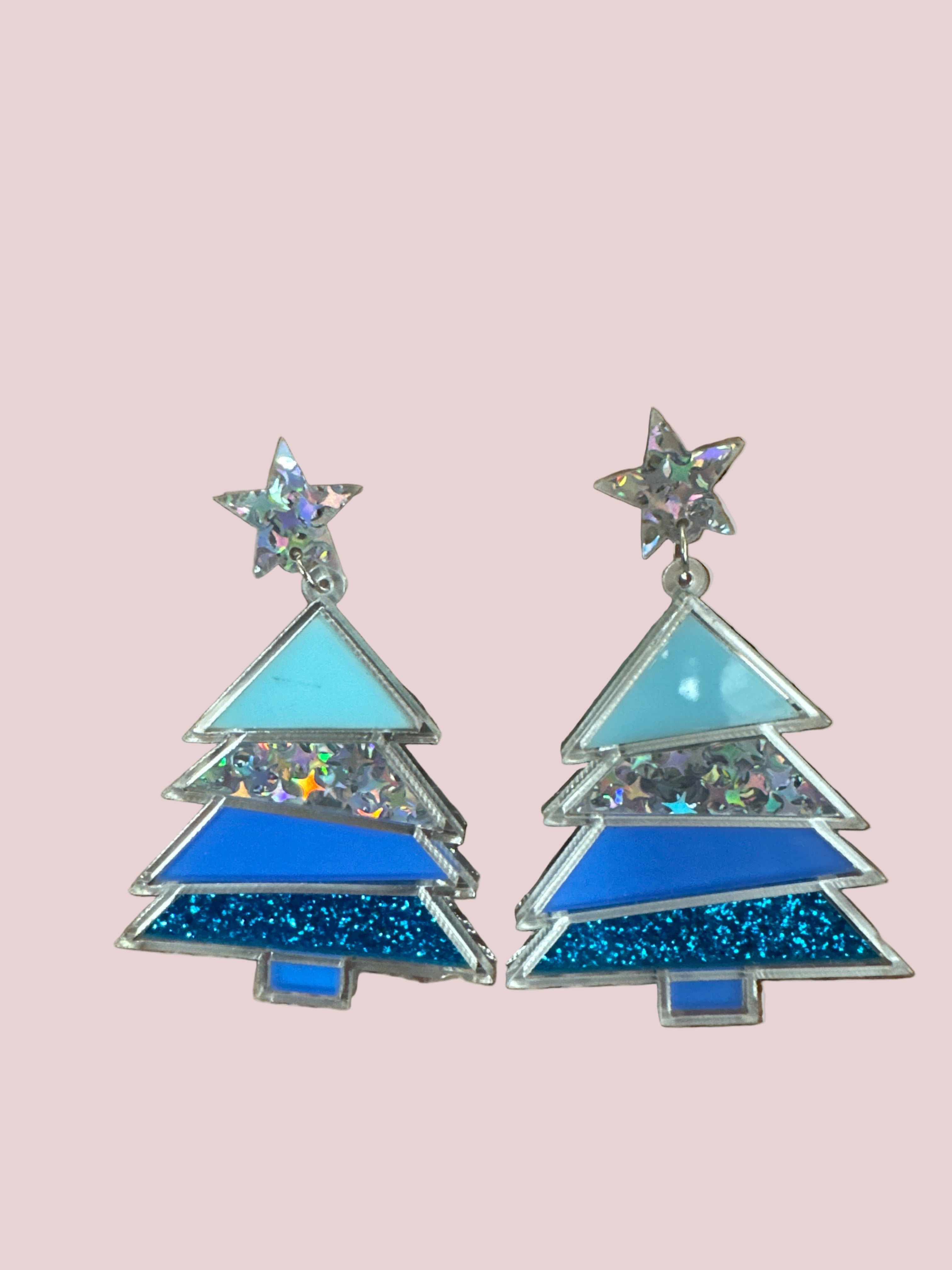 I'm Dreaming of a Blue Christmas Earrings