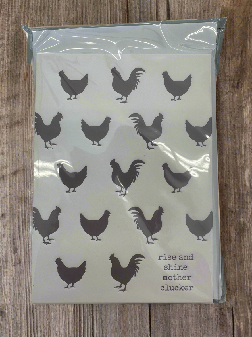 Rise and Shine Mother Clucker Set of Notecards