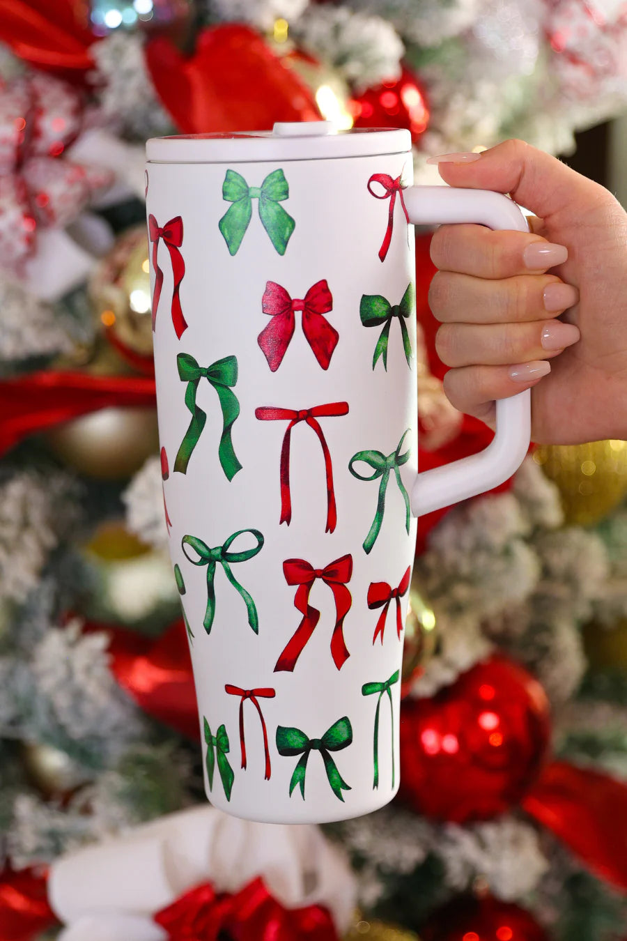 Midnight Bow Christmas Edition Tumbler