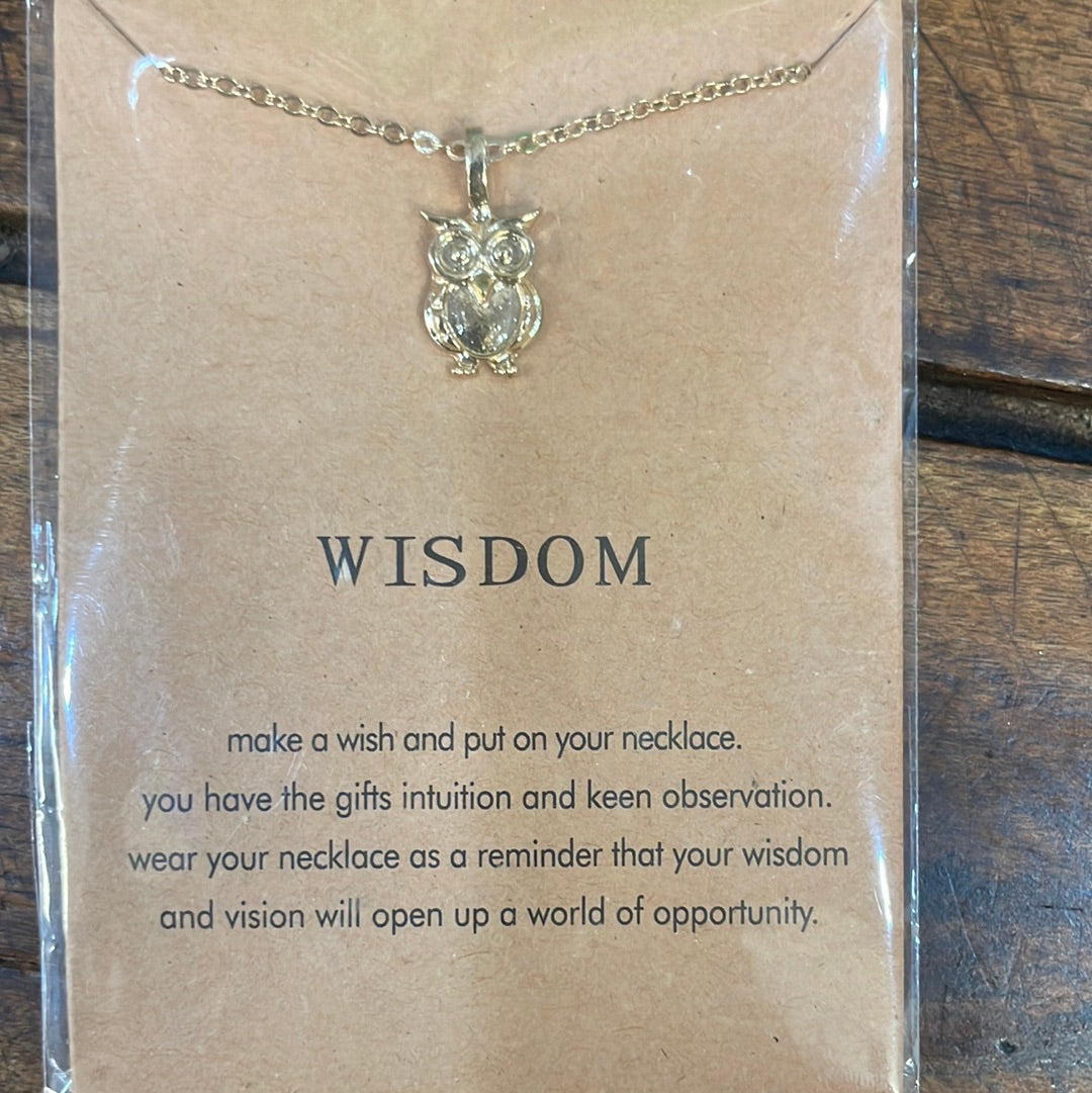 Wisdom Owl Necklace