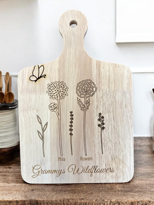 Wildflower Charcuterie Board