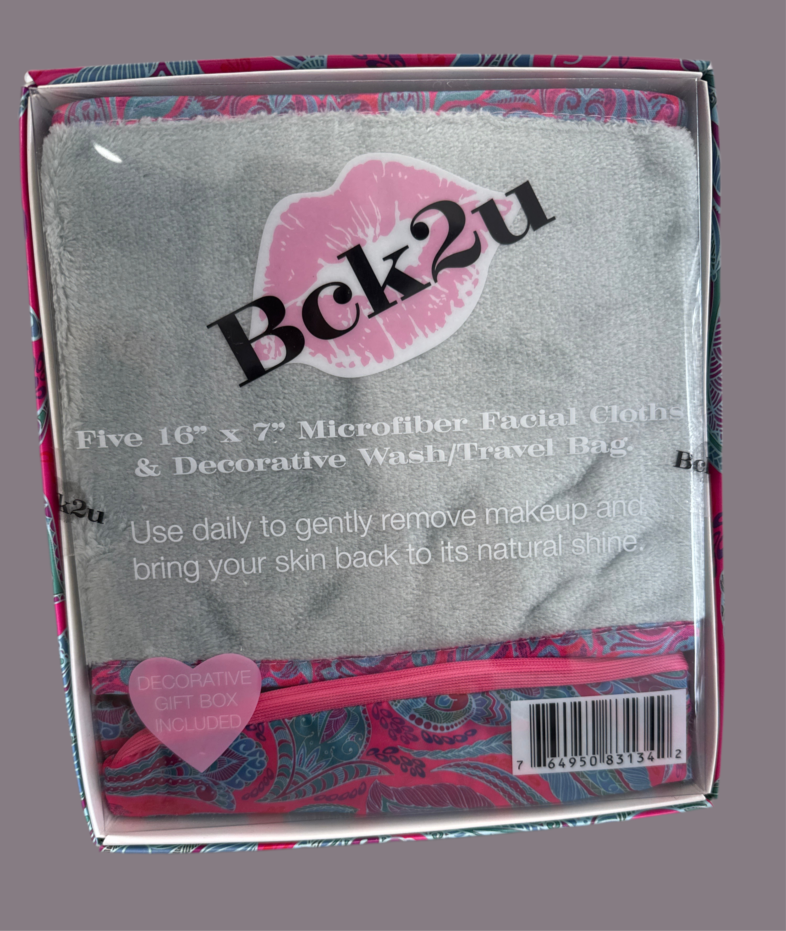 Microfiber Facial Cloths & Wash/Travel Bag