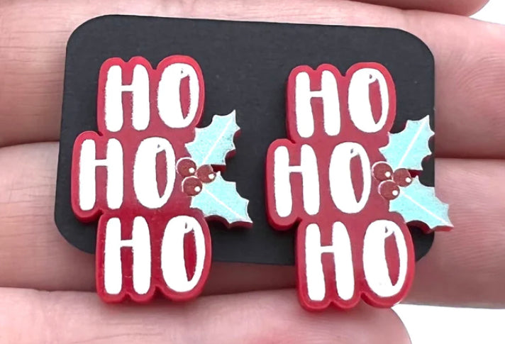 Ho Ho Ho Holiday Earrings