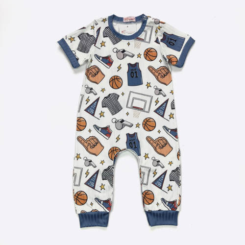 Basketball Baby Romper