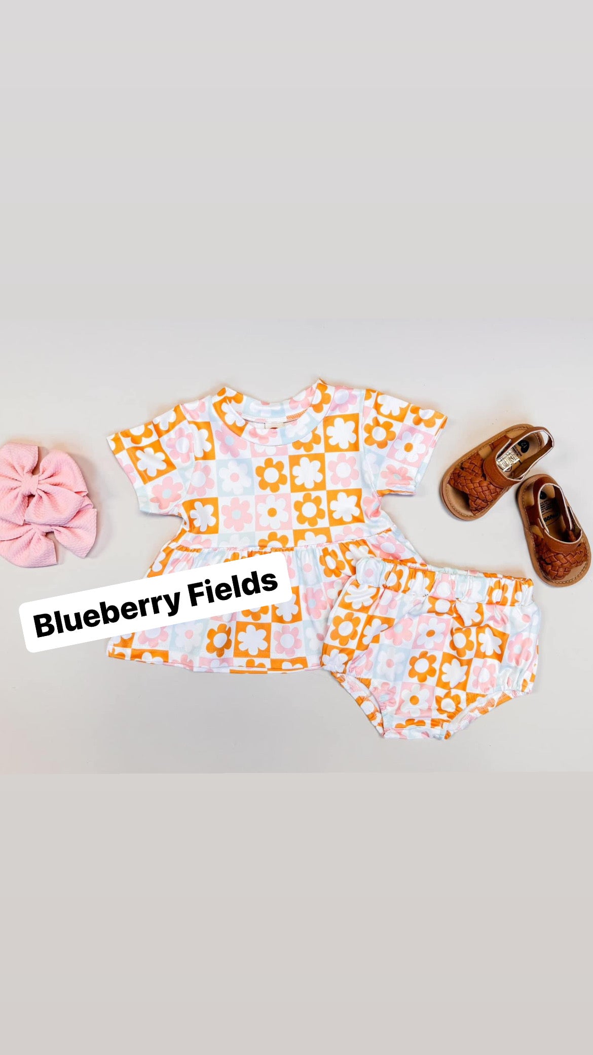 Retro Groovy Floral Set