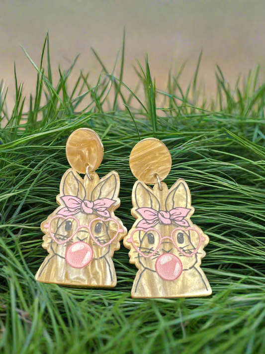 Sassy but Sweet Bunny Earrings