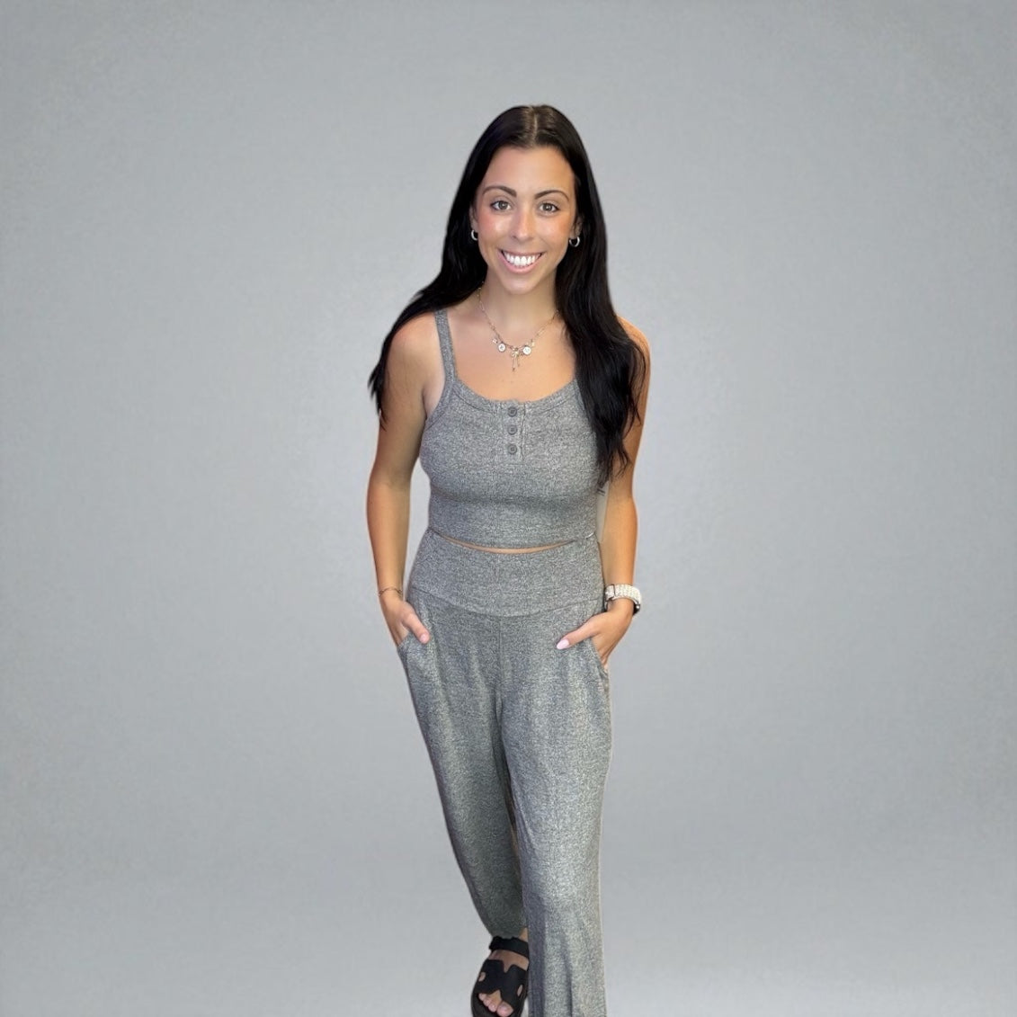 Brushed Hacci Lounge Jogger