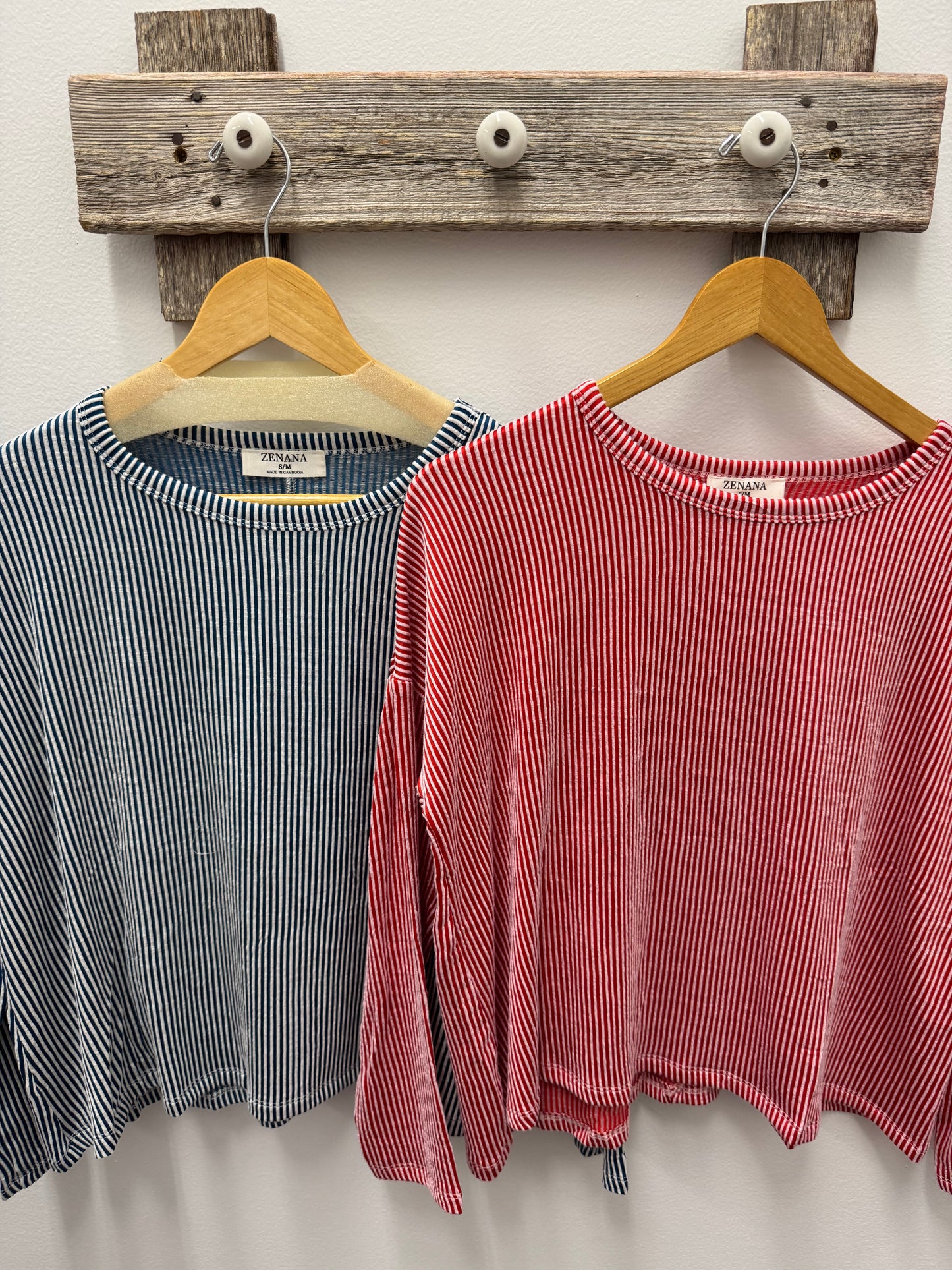 Cozy stripes top Door Buster Top! ALL SALES FINAL