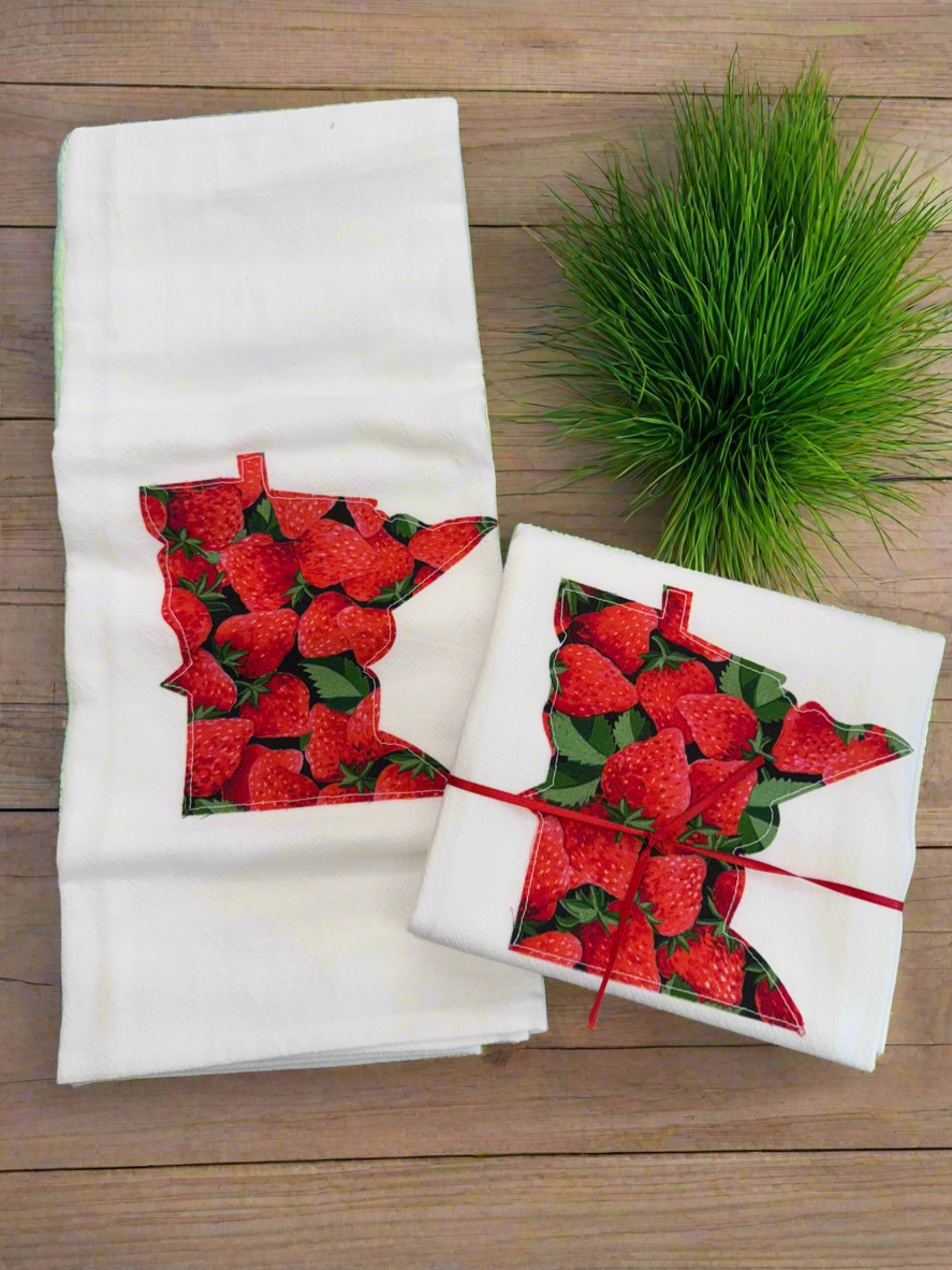 MN Strawberry Delight Flour Sack Towel