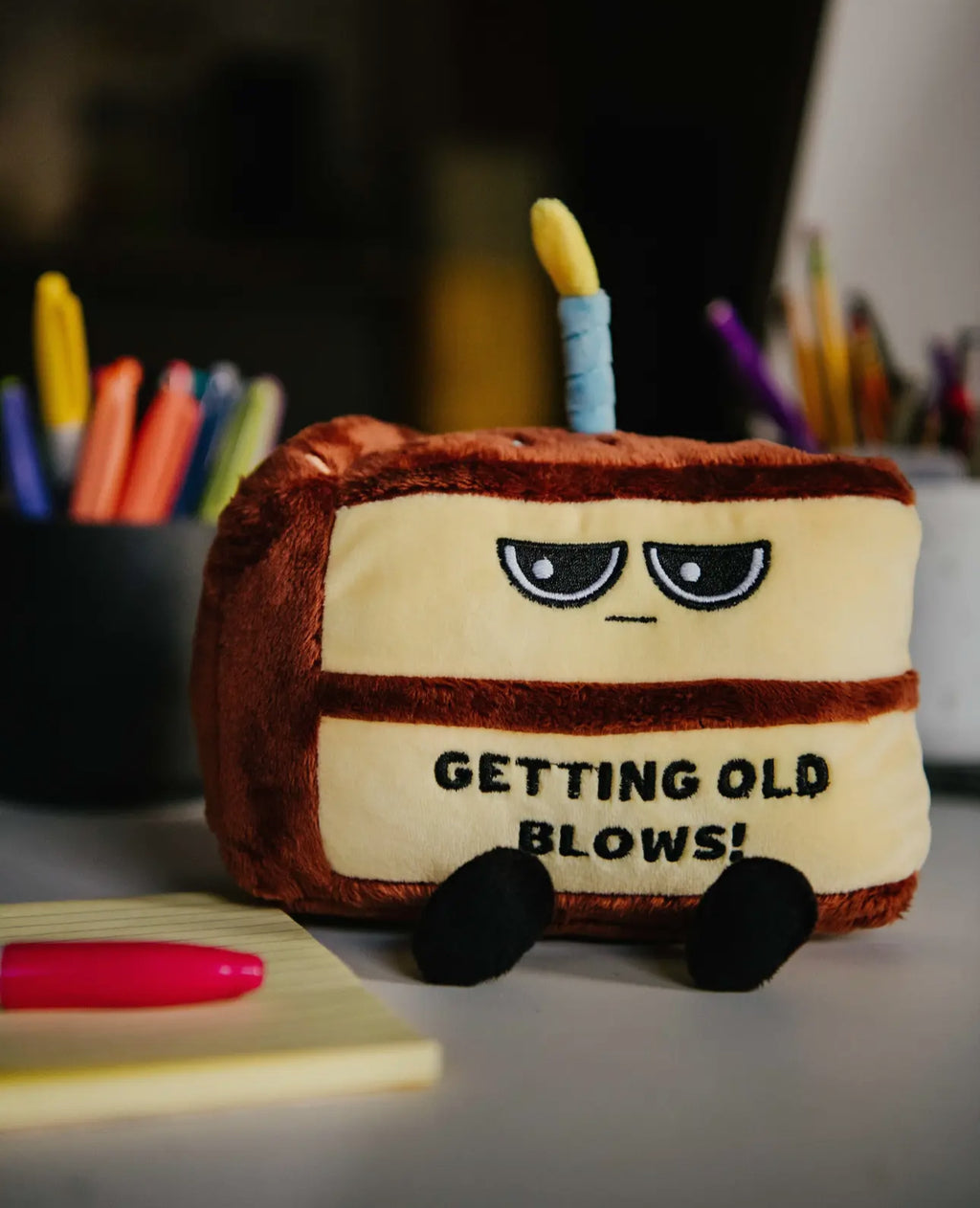 Getting Old Blows Plush Cake Punchkin