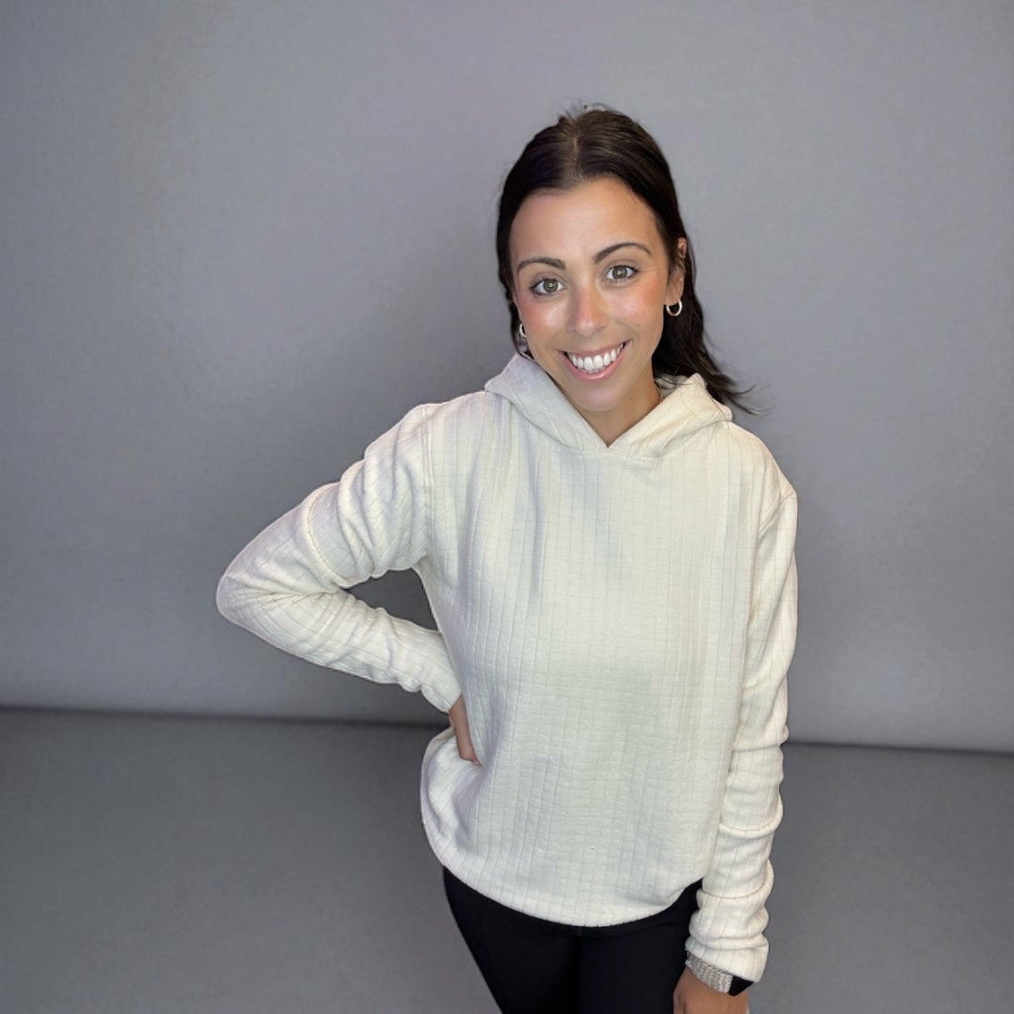 Brushed Burnout Fleece Hoodie