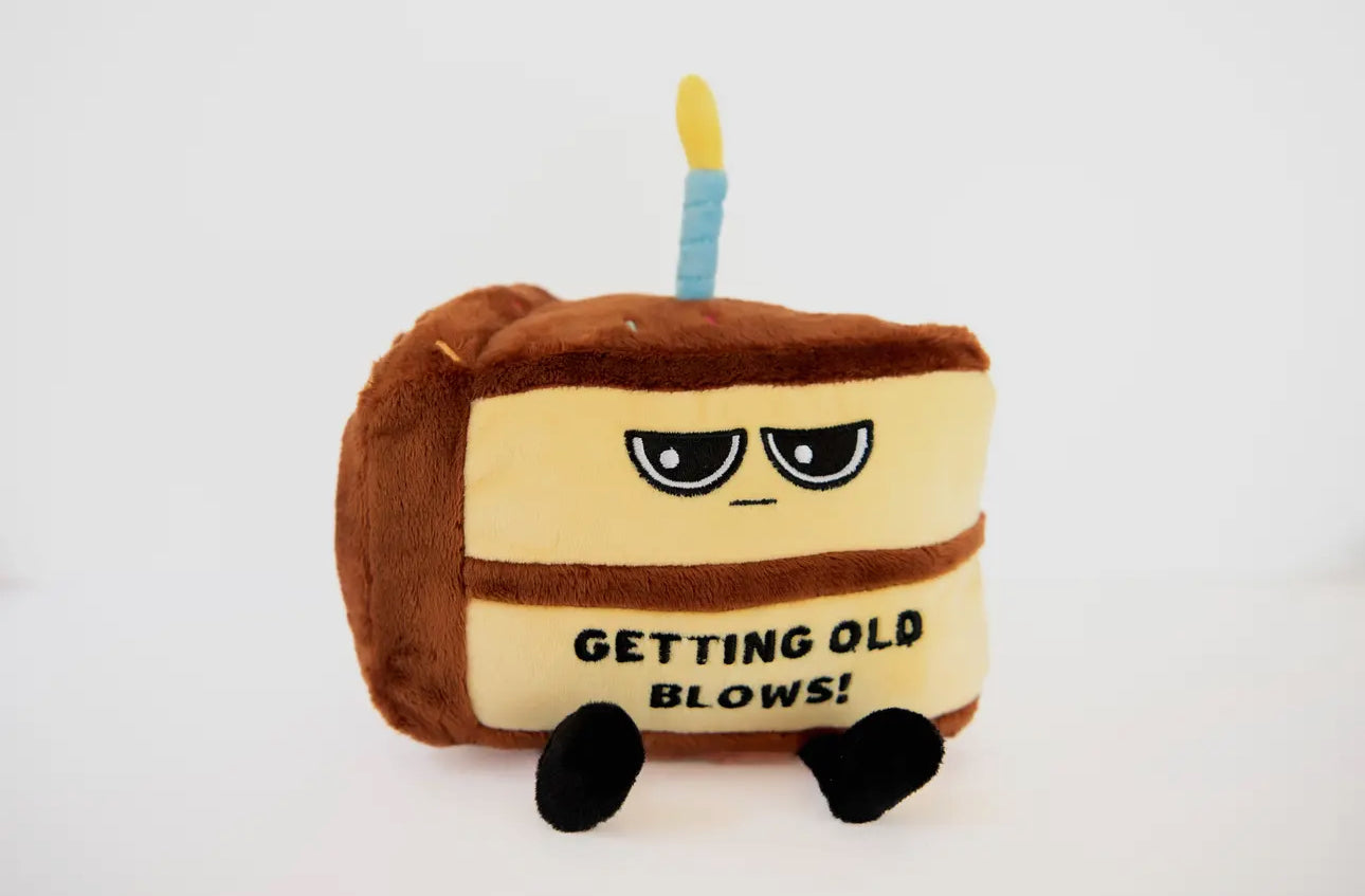 Getting Old Blows Plush Cake Punchkin