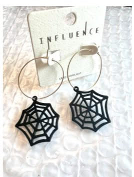 Charlotte's Spider Webb Earrings