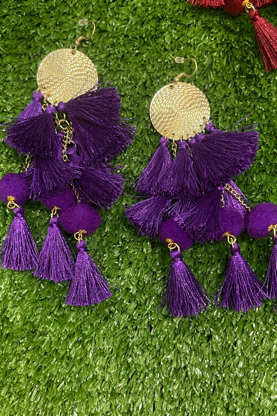 Kramer Tiered Tassel Earrings