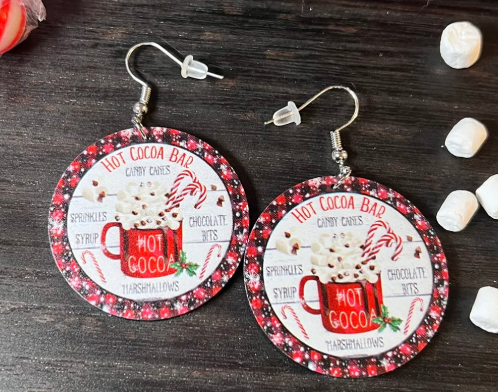 Hot Cocoa Bar Festive Earrings