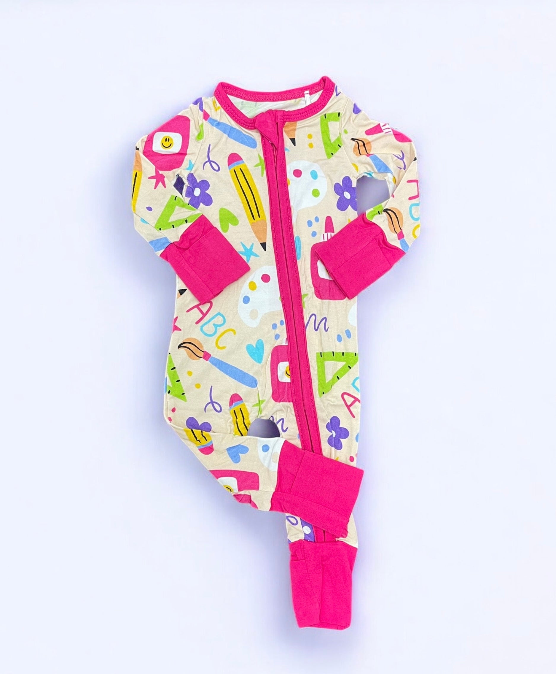 School Days Longsleeve Bamboo Zippy