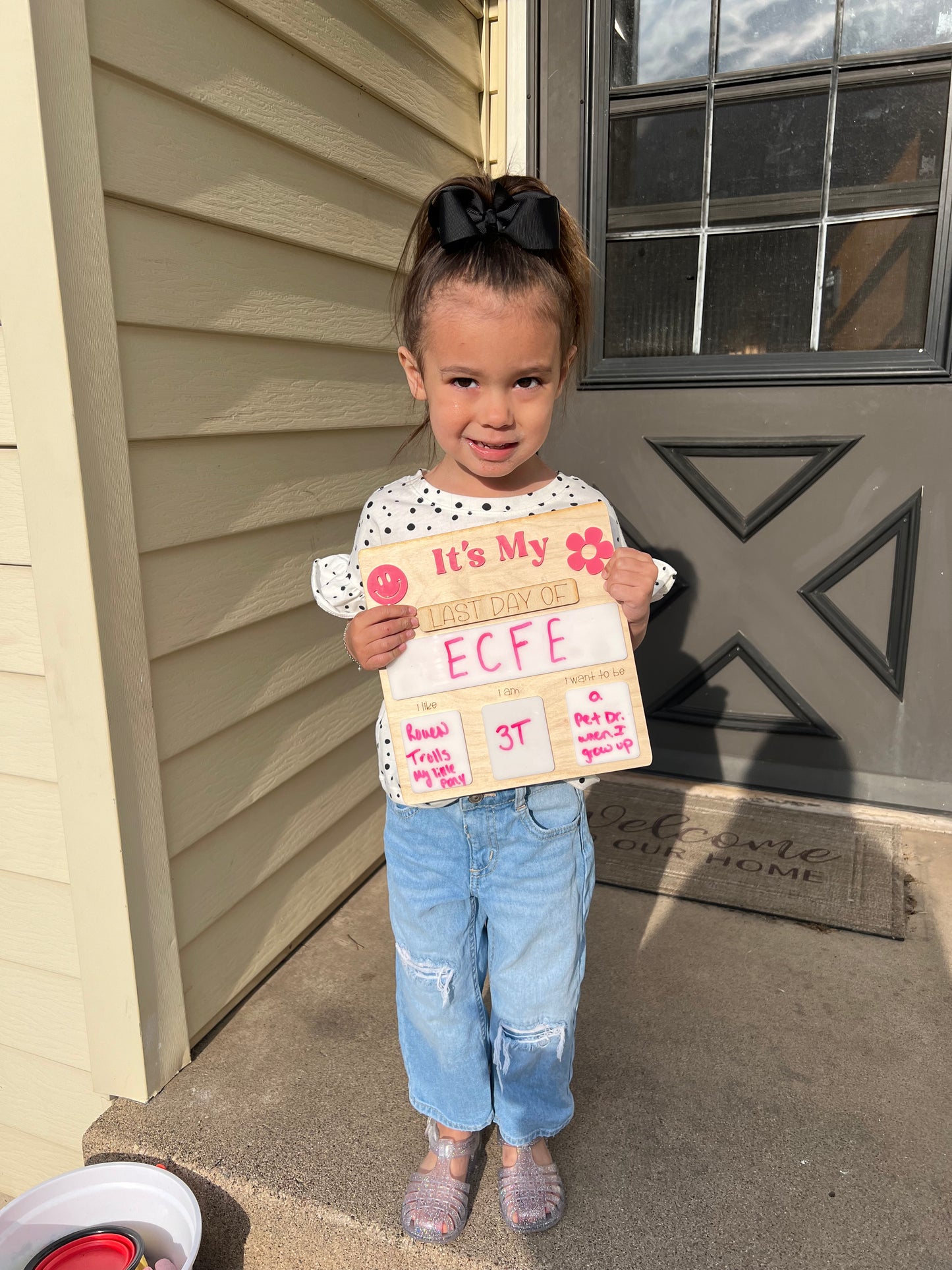 Back To School Dry Erase Sign