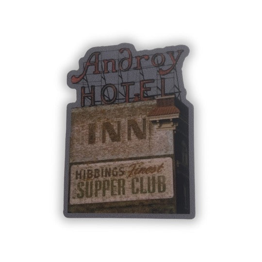 Androy Hotel Vinyl Sticker