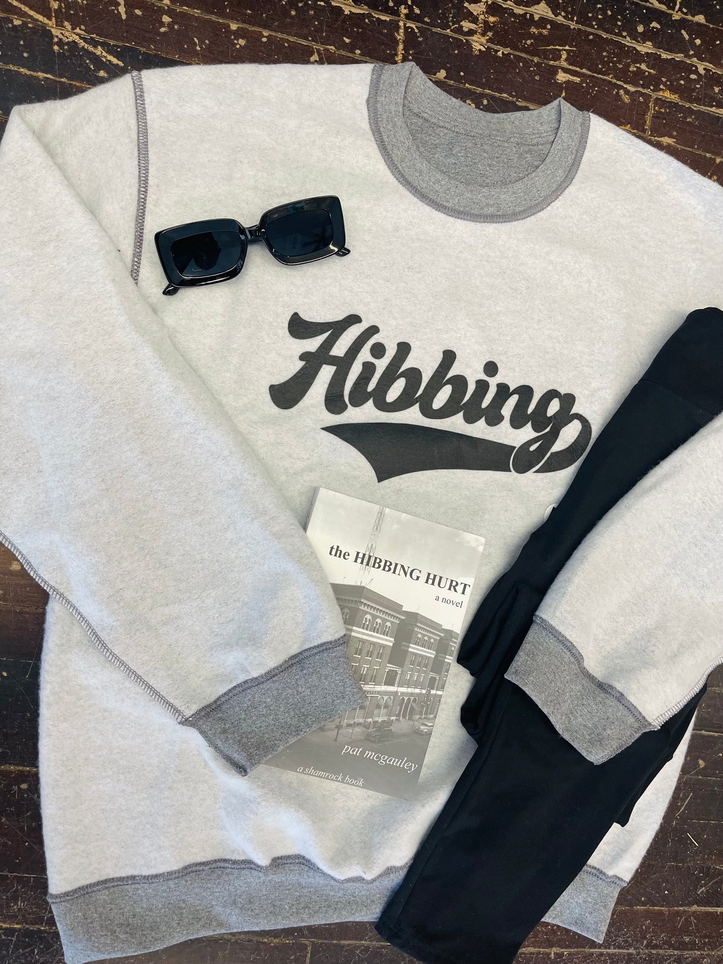 Hibbing Reverse Printed Crewneck