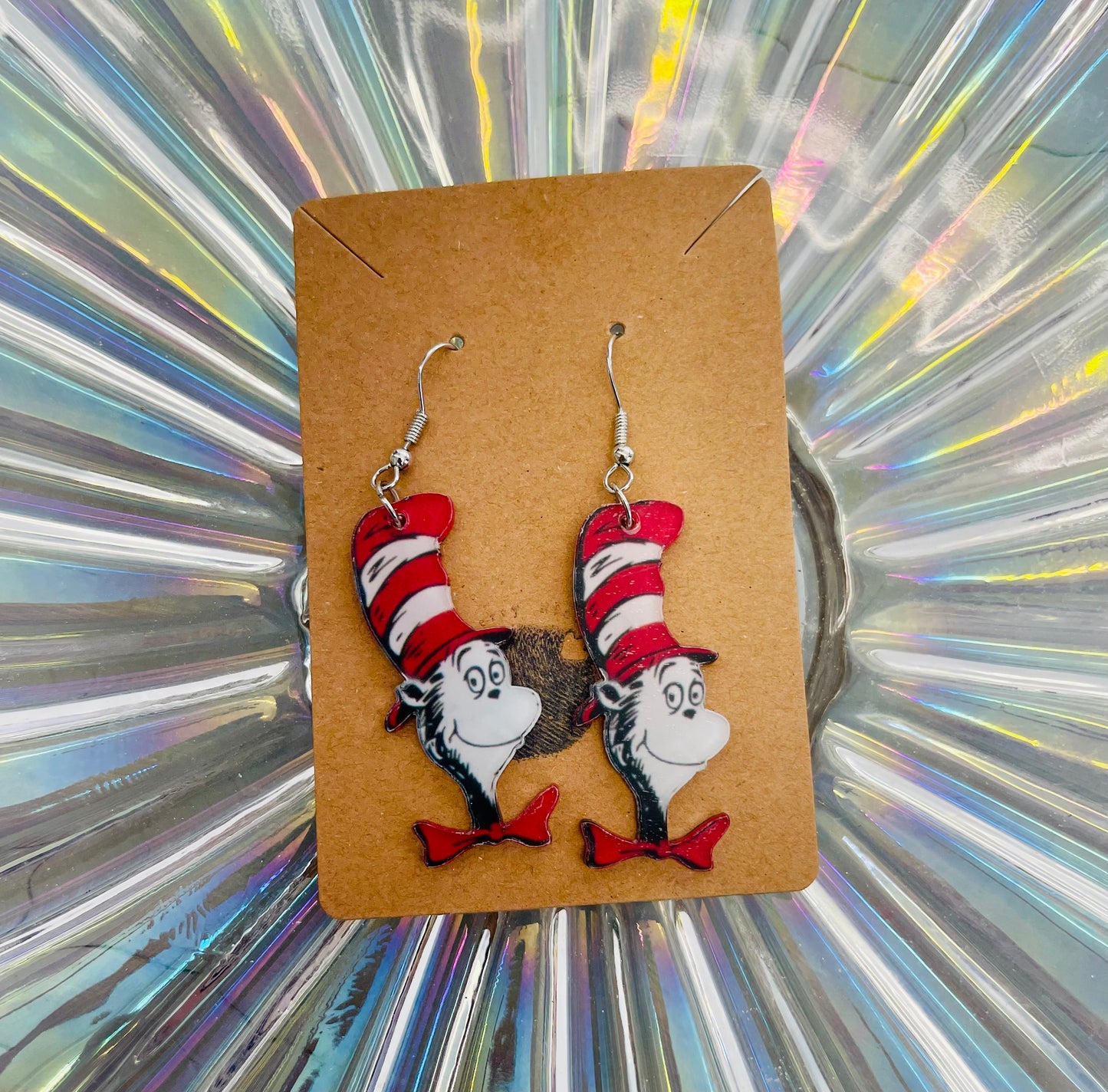 Cat in the Hat Earrings