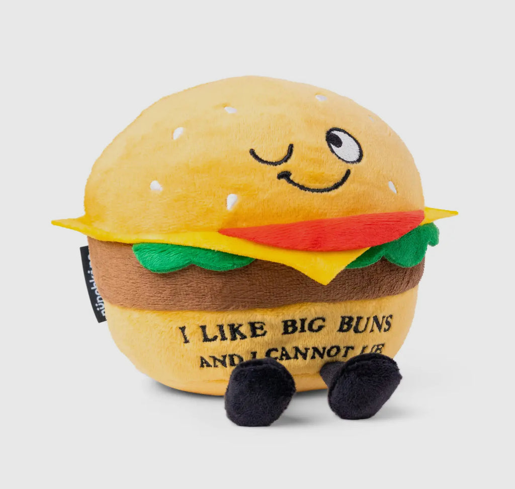 I Like Big Buns Plush Hamburger Punchkin