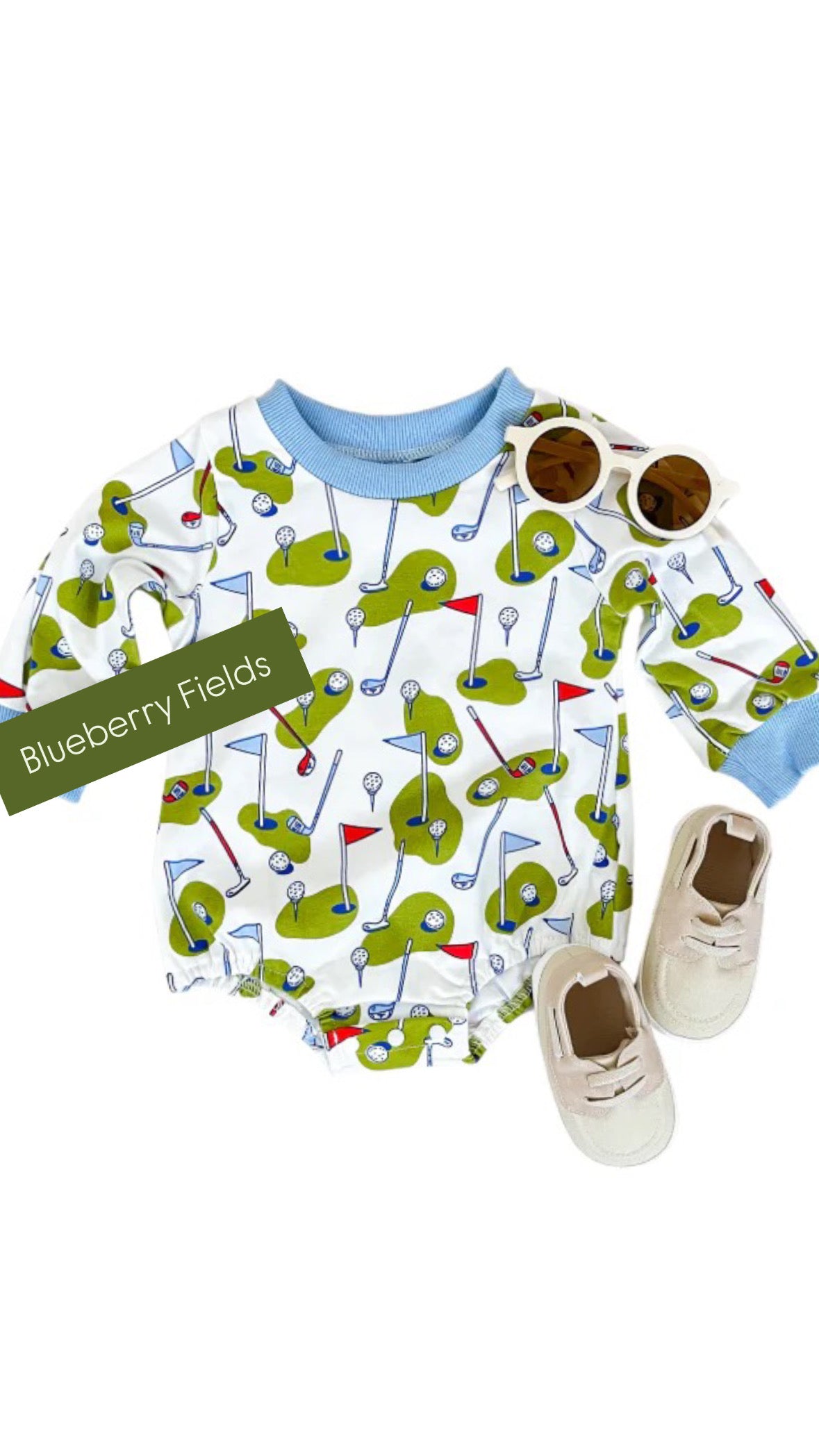 Tee Time LS Onesie